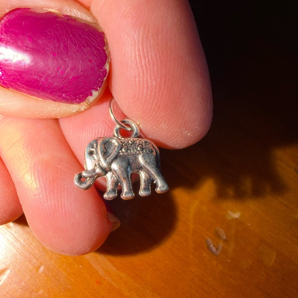 NWOT Silver Elephant Charm Pendant. MUST BE BUNDLED